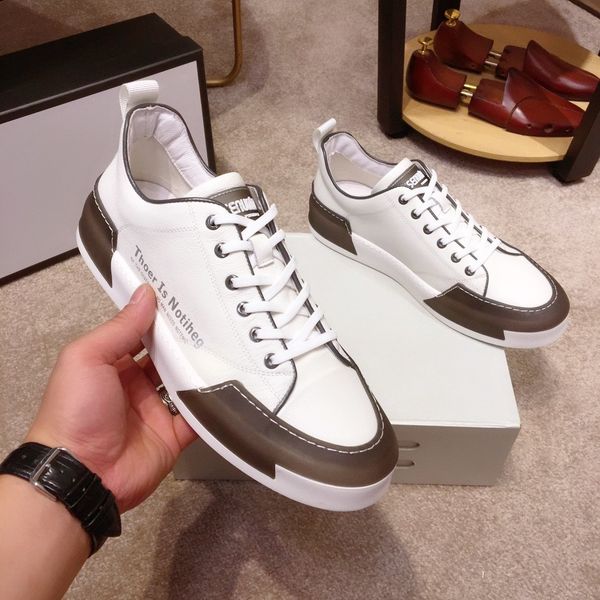 

luxury fashion designer shoes men snake ace genuine leather designer sneakers gift flat boots comfortable casual shoes 38-44, Black