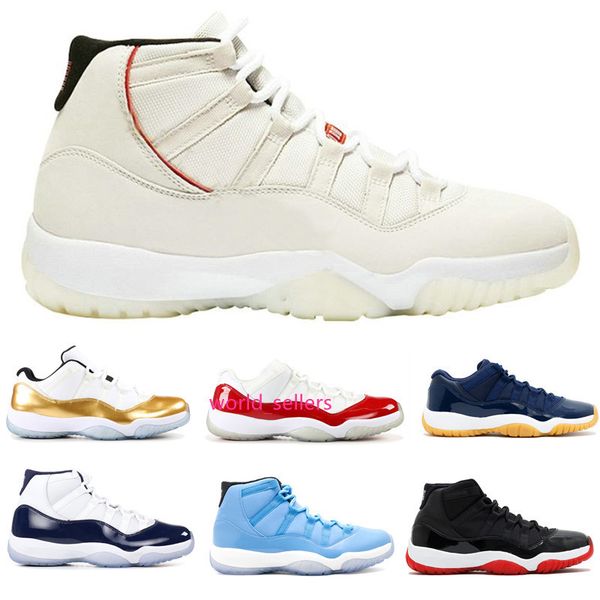 

11 2019 mens 11s basketball shoes concord 45 platinum tint space jam gym red win like 96 xi designer sneakers men sport shoes