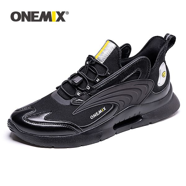 

onemix black running shoes zapatillas hombre sneakers autumn men outdoor reflective tennis walking shoe women trainers dad shoes -61