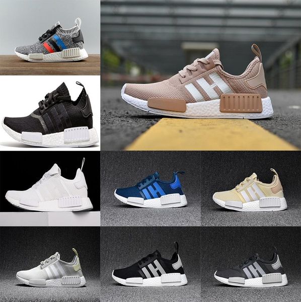 

new arrival nmd r1 runner pk xr1 stlt spring summer men running shoes women sneakers black white red gtey sports shoes size eur 36-45