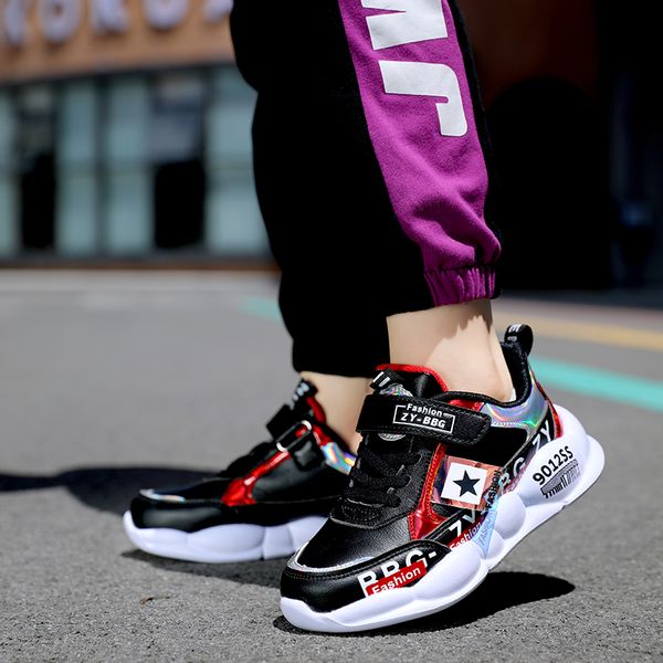 

winter kids walking sneakers inside fur running shoes boys comfortable boys warm shoes anti-slip boy sports sneakers brand
