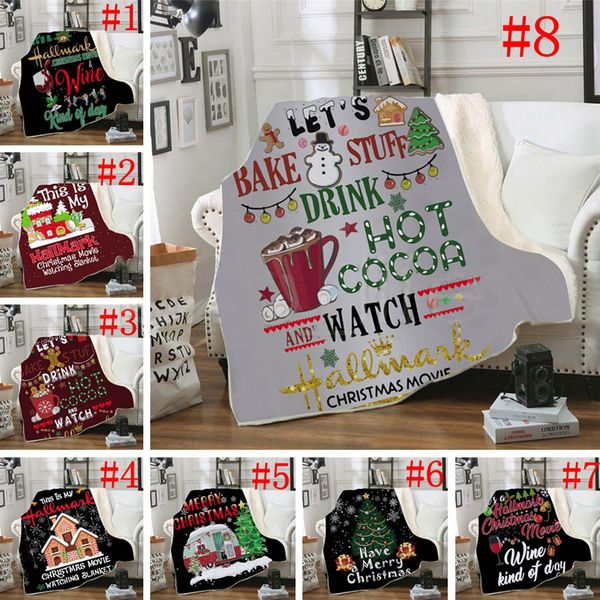 

christmas blankets baby 3d winter double layer square swaddling bedding quilt nap blanket xmas tree travel swaddle dhl an2619