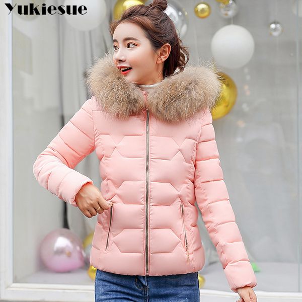 

поддельный мех parkas женщины вниз куртка новых 2019 зимняя куртка женщины толстый снег одежда зимнее пальто lady одежда женские куртки ветр, Black