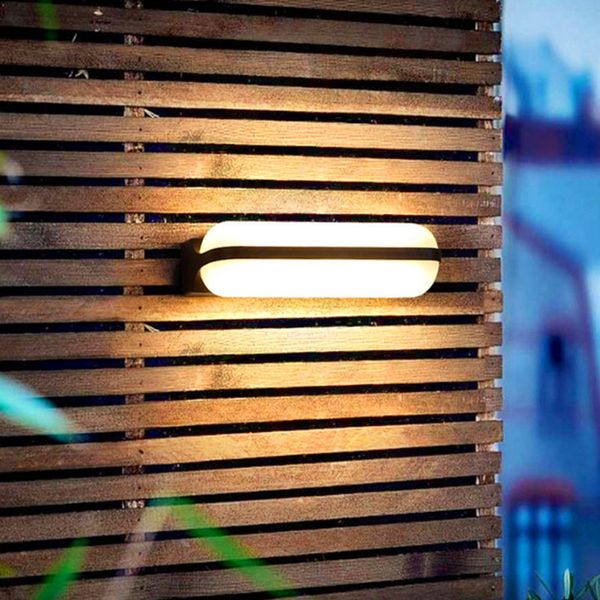 LED Outdoor wasserdichte Wandlampen Hotel Villa Säulenlampe Hausgarten Balkon Beleuchtung Garten Außenleuchte