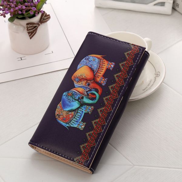 

jiulin female card holder casual zip clutch pu leather long purse money bag cartoon lady purse wallet women cat print wallet, Red;black