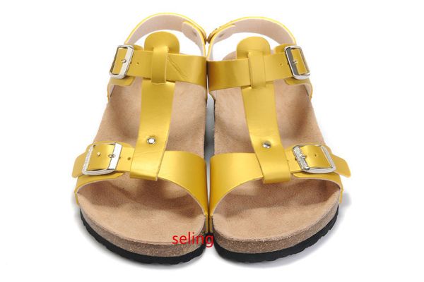 

2019 leather non-slip slippers women s shoes men s shoes wild indoor and outdoor hollow slippers