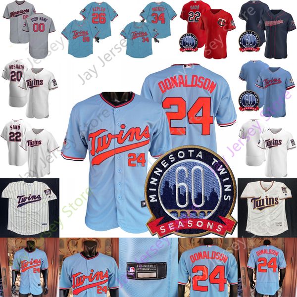 

minnesota jersey josh donaldson astudillo luis arraez max kepler polanco miguel sano buxton jose berrios cruz eddie rosario kirby puckett, Blue;black