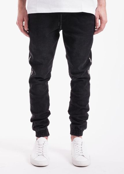 

jardinera hombre mezclilla jogger jeans men men's black strech jeans pant fashion elastic waist denim for men jean noir homme, Blue