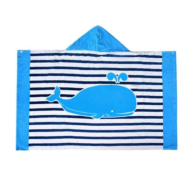 

hooded bath towel for kids boys girls 2 to 8 years old, fast drying beach towel for swim pool ultra absorbent 100% cotton p