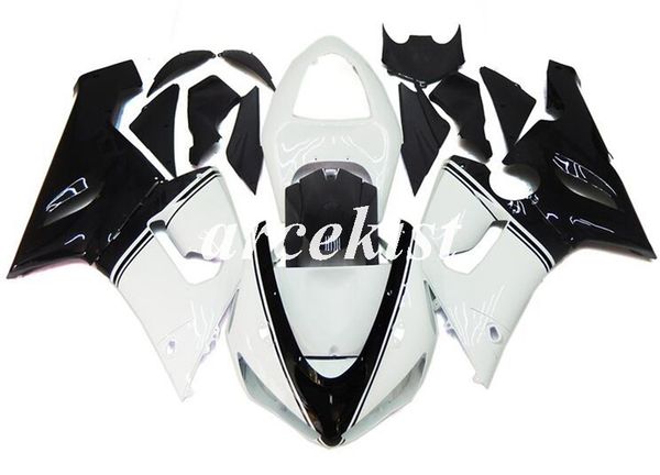 

4 подарки новые abs мотоцикл полный комплект обтекатели подходит для kawasaki ninja zx6r zx6r 2005 2006 6r 05 06 набор тела холодный белый