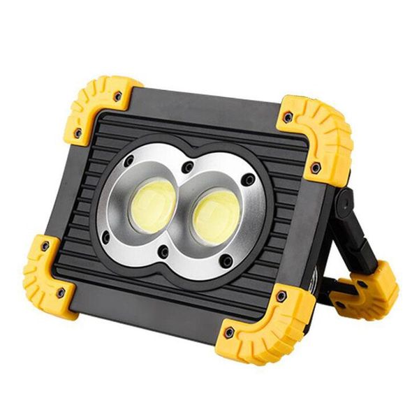 

led cob 20w mobile power bank flashlight usb rechargeable camping tent light outdoor waterproof emergency survival light aid kit