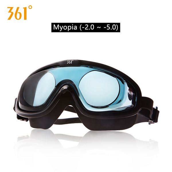 

361 large frame myopia swimming goggles hd waterproof anti fog men women glasses pools swimming glasses swim gear