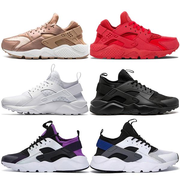 

мода huaraches 1,0 4,0 классические ботинки бренда женщин людей спортивной обуви тройной белый черный розовый серый синий открытый athletic, White;red