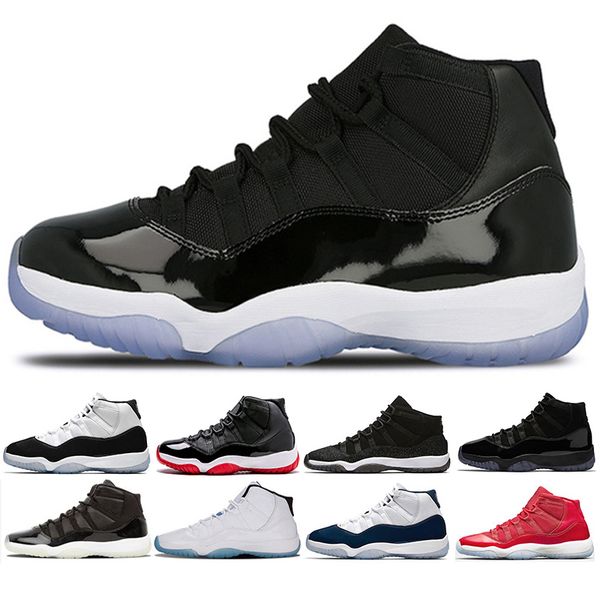 

11 cap and gown sneaker 11s prom night men basketball shoes space jam bred concord prm heiress win like 96 trainers sports shoes
