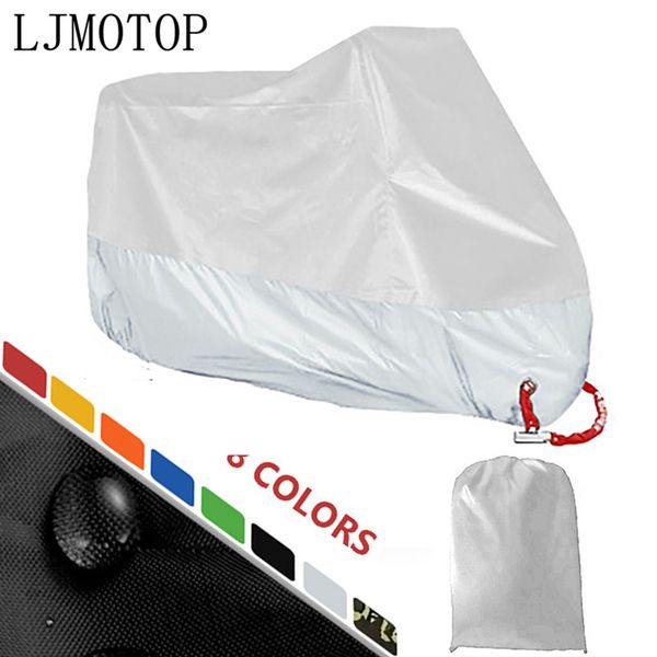 

motorcycle cover outdoor uv protector bicycle dustproof motorcycle raincoat for waterproof m-4xl dropship a5