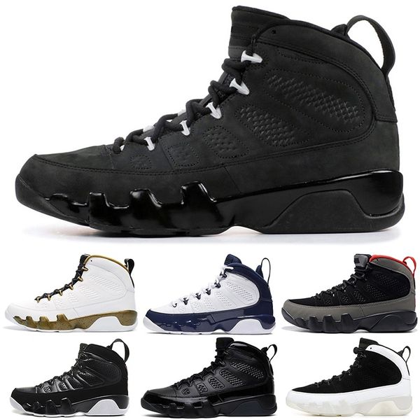 

new 9 9s mens basketball shoes dream it do it unc statue anthracite regon ducks la bred trainer sporta sneakers 7-13