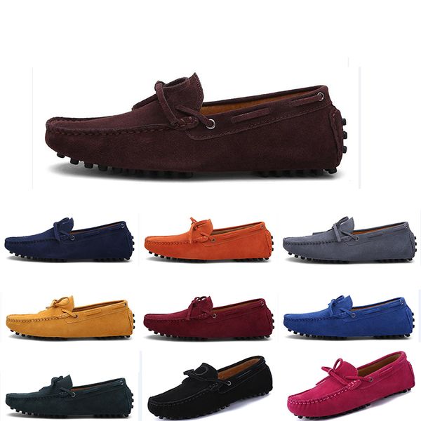 

2020 new men fashion casual shoes espadrilles soft light orange chestnut triple black grey red male trainer sneaker outdoor walking