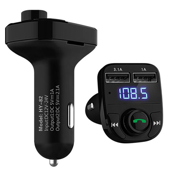 

yasokro fm transmitter modulator handsbluetooth car kit car audio mp3 player with dual usb charger support u disk play