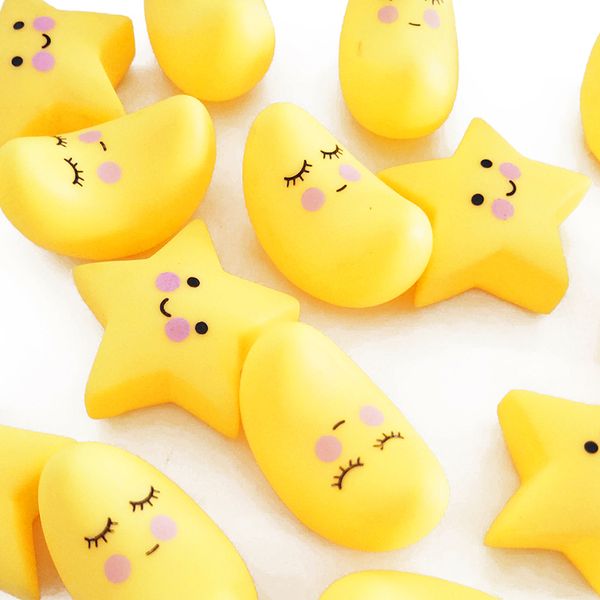

lovely stars moon squeeze children's water toys soft gelatin toys sound toys funny bb hawking funny gadgets stress relief