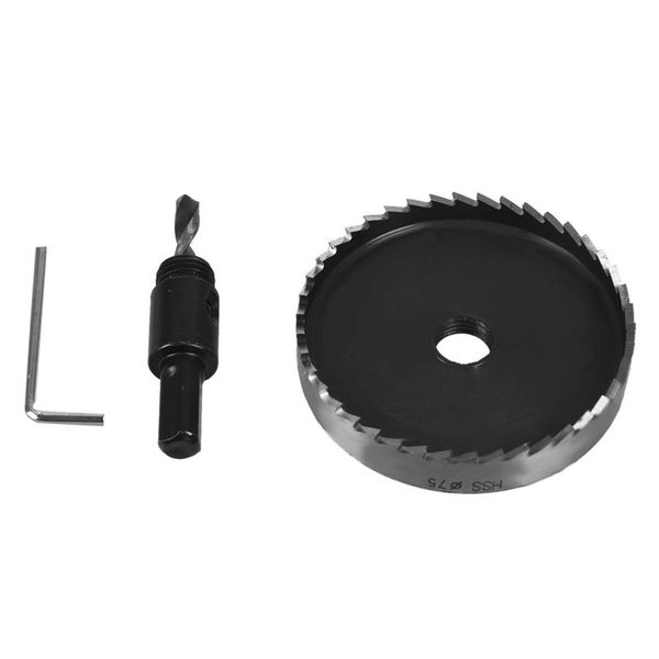 

75mm pro hole saw tooth steel holesaw drill bit cutter tool for metal wood alloy