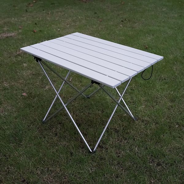 

portable ultralight aluminum alloy folding camping table outdoor foldable dinner desk for family party picnic bbq