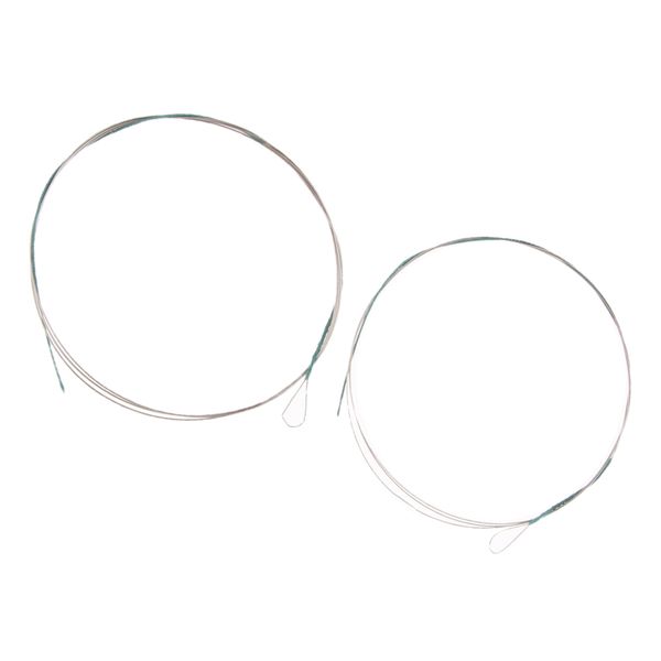 

2 pieces large banhu strings steel core nickel wire wrapped yu opera string