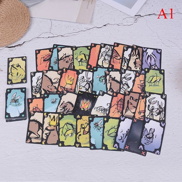 

1 set funny cards game kakerlaken salat/poker/royal/suppe/mogel motte board game family party cockroach indoor game
