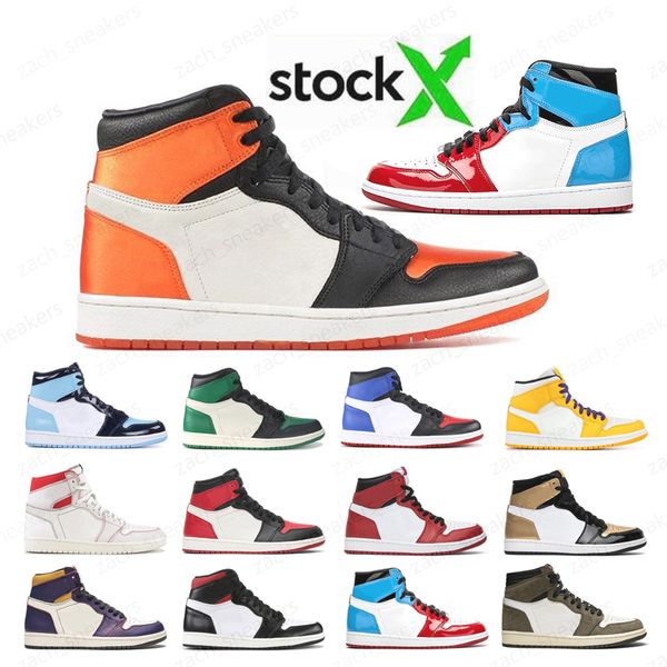 

2020 новый 1s 1 og сатина разрушенного backboard high luxury mens basketball обувь travis скоттс unc дизайнер кроссовки размер 5-13