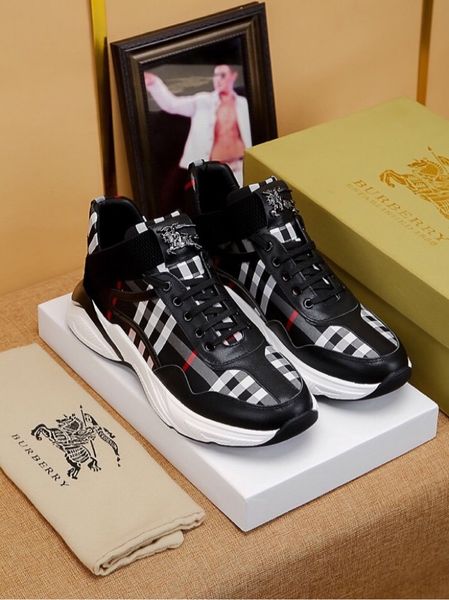 

new style luxury men's triple design platform casual sneakers jogging basketball shoes classic pattern vintage men's shoe size 38-45 saef