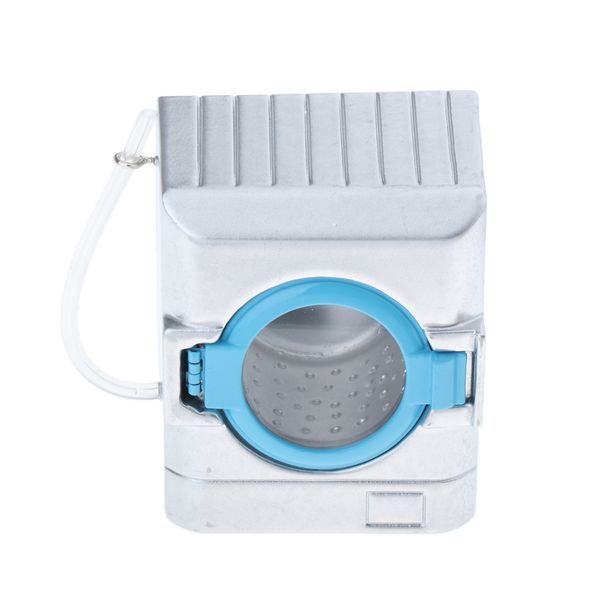 

1:12 scale dollhouse miniature white washing machine and dryer, alloy material