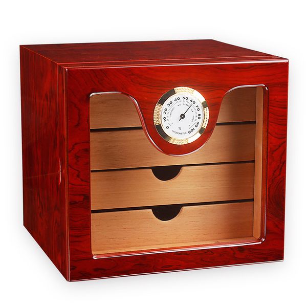2019 Cigar Box Wooden Cedar Wood Cigar Humidor Rosewood Grain