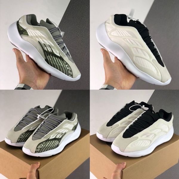 

700 v3 azael mens 2020 running shoes 3m reflective designer kanye west wave runner 700v3 stone white sneakers sports 700s trainers zapatos