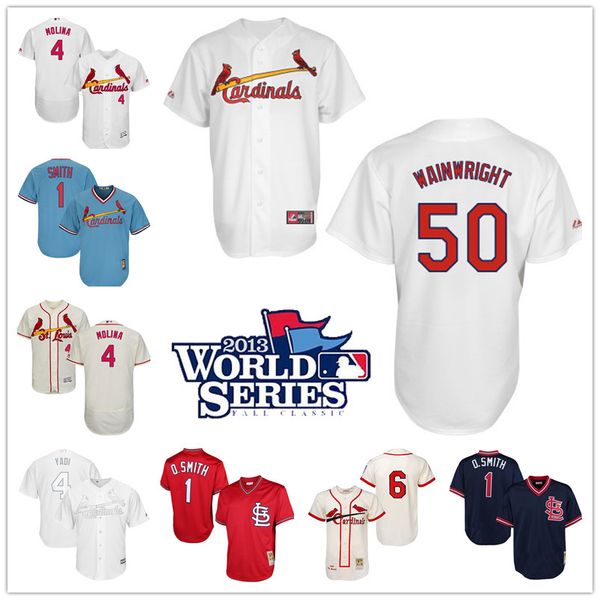 

St. Louis Custom Cardinals Jersey Paul DeJong Goldschmidt Harrison Bader Randy Arozarena Hudson Yadier Molina Matt Carpenter Marcell Ozuna