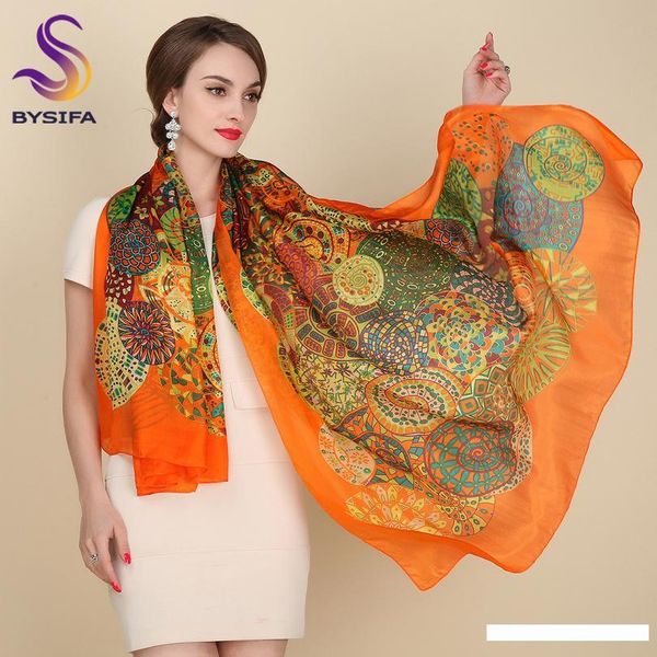 

ultralarge spring autumn silk scarf wraps female long scarf cape fashion new design orange mulberry silk scarf muffler, Blue;gray