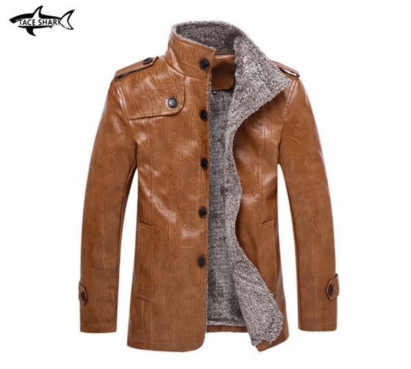 

big size leather jackets m-8xl crocodile leather jacket men's clothes winter coats men outwears brand clothing men's jacket, Black;brown