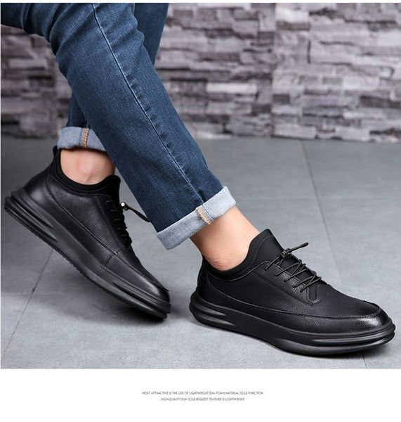 

high-quality ital design men all black flats zapatos mujer chaussure homme men casual sneakers shoes man leather shoes lm-25