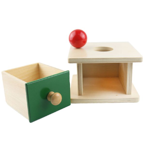 

montessori drawer box object performance box early learning educational toys for toddlers wooden montessori material md3044h