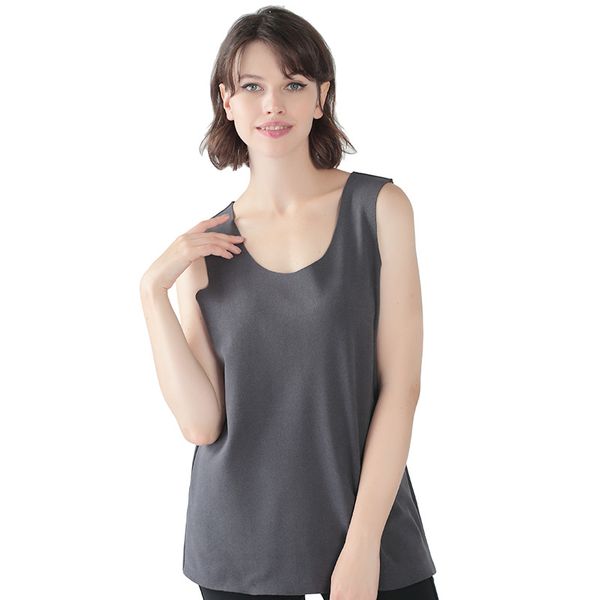 

plus size s-8xl women solid sleep sleeveless home clothes loose ladies sleepwear nightwear oversize cotton pajama shirt, Black;red