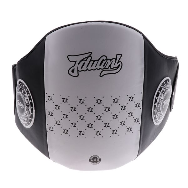 

бокс санда муай тай обучение талии chest guard target mma protector пояс, Black;blue