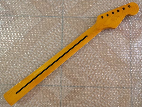 

reverse head maple 21 fret guitar neck rosewood fingerboard for st style parts p3