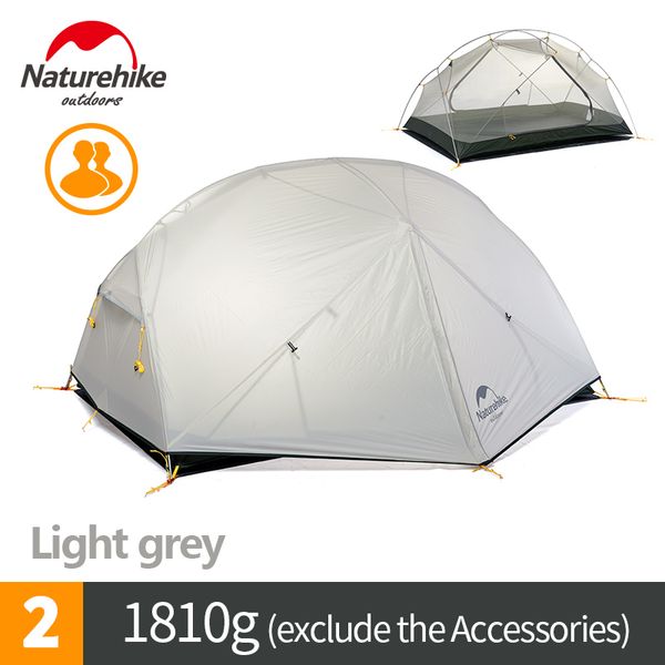 

naturehike 2 man camping tent outdoor two person hiking backpacking tents with footprint mongar 2 new
