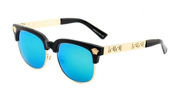 

designer sports sunglasses luxury vintage sunglasses men's fashion driving metal frame glasses uv400, White;black