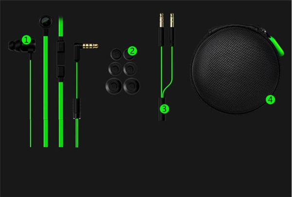 

new arrival wireless razer hammerhead v2 bluetooth headphones wireless in ear earphones with microphone with retail box in ear