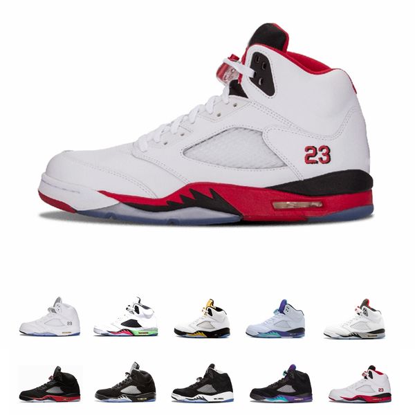 

5 5s basketball shoes sneakers mens women man red suede wings bred laney flight orande olympic grape oregon ducks 2019 designer shoes