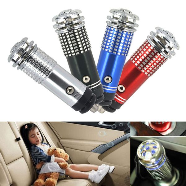 

100% new vehicle air purifier mini auto car fresh air anion ionic purifier oxygen bar ozone ionizer interior accessories dc12v