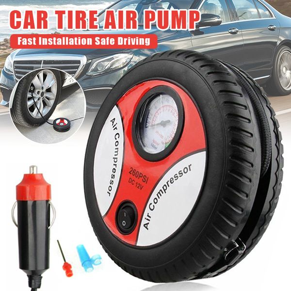 

260psi dc 12v car air compressor heavy duty digital tire inflator auto tyre pump tool yan88