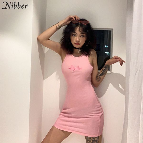 

nibber autumn fashion harajuku girls pink embroidery mini dresses women 2019 fashion casual home wear simple bodycon dress mujer, Black;gray