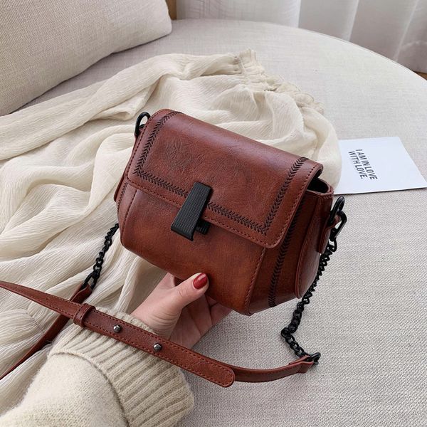 

chain leather crossbody bags for women 2020 handbags ladies hand shoulder messenger bag sac a main female sling