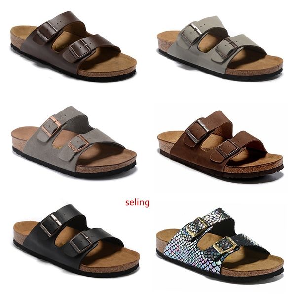 

2019 arizona gizeh flipflops caliente verano hombres mujeres sandalias planas zapatillas de corcho zapatos casuales imprimir 805