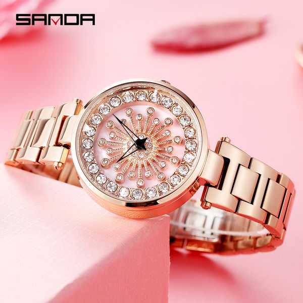 

genuine ladies watch female watch ladies quartz watch waterproof casual sports wristw fashion gift simple 1017, Slivery;brown
